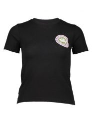 Quiksilver Koszulka w kolorze czarnym rozmiar: S/10. Czarne bluzki damskie Quiksilver, s, bez wzorów, z bawełny, bez kołnierzyka, bez ramiączek. Za 46.95 zł.
