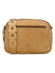 HIDE & STITCHES Skórzana torebka w kolorze jasnobrązowym - 19 x 14 x 6 cm rozmiar: onesize. Brązowe torebki klasyczne damskie HIDE & STITCHES, bez wzorów, z materiału, bez dodatków. Za 130.99 zł.