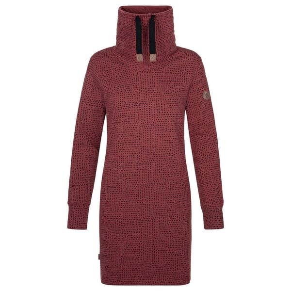 Damska sportowa sukienka/bluza Loap Ebunka różowa. Czerwone bluzy bez kaptura damskie ZSPORT, s, bez wzorów, z dresówki, bez ramiączek, bez kaptura. Za 230.99 zł.