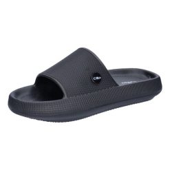 Klapki damskie CMP RUBY. Czarne klapki damskie CMP, bez wzorów, bez obcasa. Za 70.08 zł.