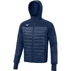 Kurtka Mizuno Sapporo Hybrid. Niebieskie kurtki męskie Mizuno, na zimę, m, bez wzorów, eleganckie, bez kaptura. Za 334.00 zł.