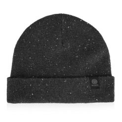 Męska wywijana czapka zimowa WINTER BETLEWSKI® szary. Szare czapki męskie na zimę, bez wzorów. Za 24.60 zł.