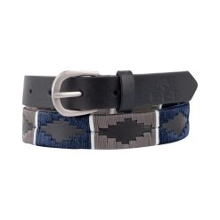 Skórzany pasek ELT Polo Gemma. Czarne paski męskie ELT, bez wzorów, z materiału, eleganckie. Za 223.00 zł.