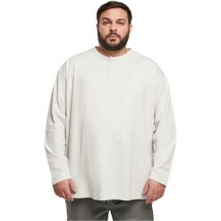 Koszulka z długim rękawem Urban Classics Henley Oversized. Szare koszulki męskie z długim rękawem Urban Classics, m. Za 183.50 zł.