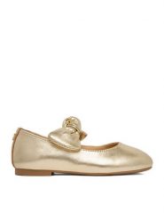 Guess Baleriny CEO-CS6666-15 Złoty. Żółte baleriny dziewczęce Guess, z aplikacjami, ze skóry. Za 179.99 zł.