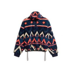 Damska bluza rozpinana do połowy Superdry Super Soft. Niebieskie bluzy bez kaptura damskie Superdry., z polaru. Za 407.00 zł.
