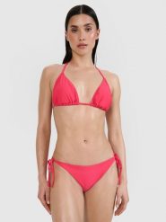 4F Góra od bikini damska - różowa S. Czerwone bikini damskie 4f, bez wzorów. W wyprzedaży za 29.99 zł.