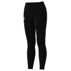 Damskie legginsy Arena Team Panel. Czarne legginsy sportowe damskie Arena, l, bez wzorów, ze skóry, na fitness i siłownię. Za 241.00 zł.