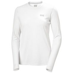 Damska koszulka z długim rękawem Helly Hansen Lifa Active Solen. Białe t-shirty damskie Helly Hansen, s, bez wzorów, bez kołnierzyka. Za 309.00 zł.