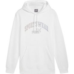 Bluza sportowa męska Puma Ess Logo LAB Gradient Hoodie FL. Białe bluzy bez kaptura męskie Puma, bez wzorów, casualowe, bez kołnierzyka, bez ramiączek. Za 179.00 zł.