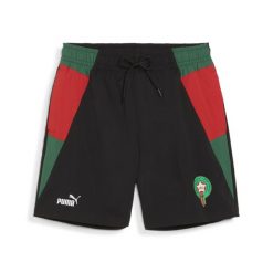 Męskie spodenki piłkarskie FRMF PUMA Black Vine For All Time Red Green. Czarne szorty męskie Puma, bez kołnierzyka. Za 210.60 zł.