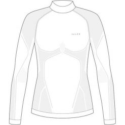 Damska koszulka z długim rękawem Falke Warm. Białe bluzki sportowe damskie Falke, xl, z dzianiny, bez kołnierzyka, bez ramiączek. Za 369.00 zł.