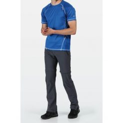 Xert Stretch III Zip Off męskie trekkingowe spodenki. Szare szorty męskie Regatta, bez kołnierzyka. W wyprzedaży za 349.99 zł.