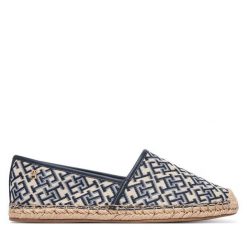 Espadryle Tommy Hilfiger. Brązowe espadryle damskie Tommy Hilfiger, bez wzorów, bez obcasa. Za 289.99 zł.
