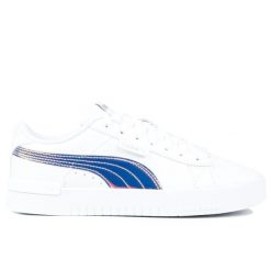Buty damskie sportowe do chodzenia Puma JADA HOLO. Białe buty sportowe na co dzień damskie Puma, bez wzorów, z gumy, trekkingowe. Za 122.00 zł.