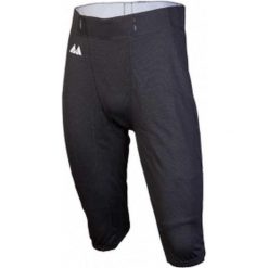 Spodnie do futbolu amerykańskiego - czarne - 3XL. Czarne spodnie materiałowe męskie MM, bez wzorów, z materiału. Za 215.96 zł.