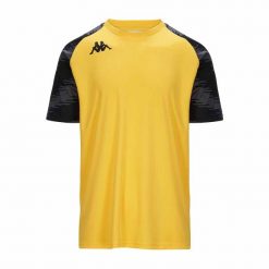 Koszulka Kappa Daverno. Czarne t-shirty sportowe męskie Kappa, bez ramiączek, na fitness i siłownię. Za 179.50 zł.