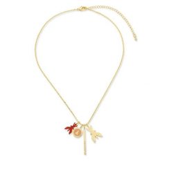 Naszyjnik Patrizia Pepe. Żółte naszyjniki damskie Patrizia Pepe, złote. Za 639.99 zł.