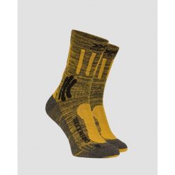 Skarpety trekkingowe X-Socks Trek X Merino 4.0. Żółte skarpetki damskie X-Socks, bez wzorów. W wyprzedaży za 144.00 zł.