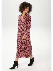 Aniston Sukienka w kolorze różowo-czarnym rozmiar: 46. Czarne sukienki damskie Aniston, bez wzorów, bez kołnierzyka, bez ramiączek, maxi. Za 70.90 zł.