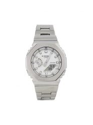 G-Shock Zegarek G-Steel GM-2110D-7AER Srebrny. Szare, analogowe zegarki męskie G-Shock, srebrne. Za 1,119.00 zł.