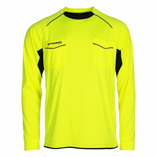 Koszulka sędziowska z długim rękawem Stanno Bergamo. Czarne t-shirty damskie STANNO, s, bez wzorów, bez kołnierzyka. Za 195.50 zł.