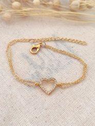 Atelier MIU Pozłacana bransoletka z elementem ozdobnym rozmiar: onesize. Żółte bransoletki damskie atelier MIU, pozłacane. Za 30.99 zł.