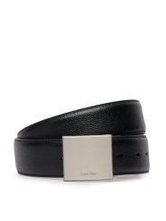 Calvin Klein Pasek Dress Plaque Pebble 35Mm Adj LV04D7080G Czarny. Czarne paski męskie CALVIN KLEIN, bez wzorów, ze skóry. Za 289.99 zł.