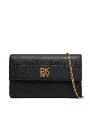 DKNY Torebka R445FI72 Czarny. Czarne torebki klasyczne damskie DKNY, bez wzorów, ze skóry, wizytowe, bez kołnierzyka, bez ramiączek. Za 389.99 zł.