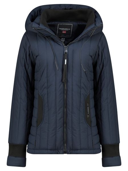 Geographical Norway Kurtka pikowana "Bitia" w kolorze granatowym rozmiar: M. Niebieskie kurtki damskie Geographical Norway, m, bez wzorów, bez kaptura. Za 209.82 zł.