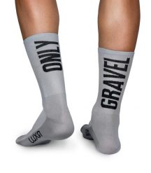 Skarpetki Rowerowe Unisex Luxa Only Gravel. Zielone skarpetki damskie LUXA, bez wzorów, z materiału. Za 49.90 zł.