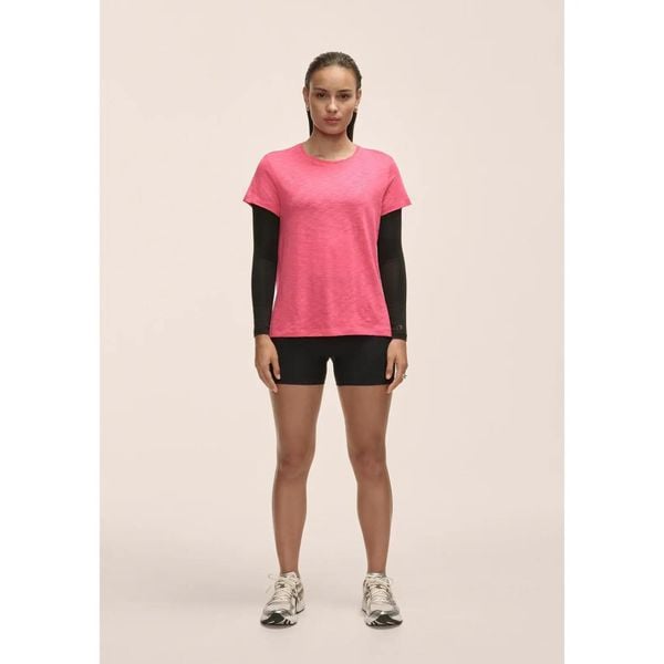 Koszulka Damska Sportowa Casall Soft Texture Tee Lekka Treningowa. Czerwone bluzki sportowe damskie Casall, bez kołnierzyka, bez ramiączek. W wyprzedaży za 179.00 zł.