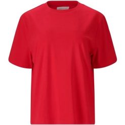 Koszulka damska Athlecia Lexy. Czerwone bluzki damskie Athlecia, bez wzorów, bez kołnierzyka. Za 180.50 zł.