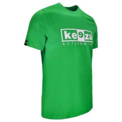 Koszulka bawełniana KEEZA Team. Zielone t-shirty sportowe męskie KEEZA, z bawełny, bez ramiączek, do piłki nożnej. Za 32.00 zł.