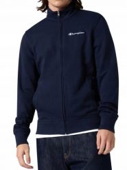 BLUZA męska CHAMPION 222167-BS501 granatowa na zamek sportowa dresowa XL. Niebieskie bluzy sportowe męskie CHAMPION, bez wzorów, z bawełny, klasyczne, bez kołnierzyka, bez ramiączek. Za 279.00 zł.