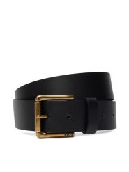 BOSS Pasek 50558689 Czarny. Czarne paski męskie Boss, bez wzorów, ze skóry. Za 229.99 zł.