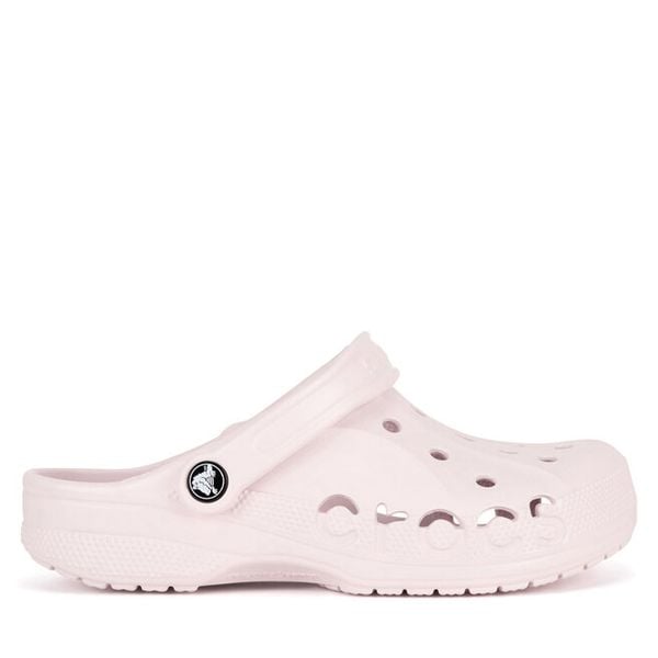Klapki Crocs. Brązowe klapki damskie Crocs, bez wzorów, bez obcasa. Za 259.99 zł.