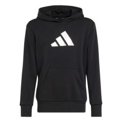 Dziewczęca bluza z kapturem adidas Glam Graphic. Czarne bluzy z kapturem damskie Adidas, m, z bawełny. Za 200.30 zł.