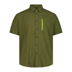 Koszula z kieszenią na piersi CMP. Zielone koszule męskie CMP, xl, bez wzorów, ze skóry, bez kołnierzyka, bez ramiączek. Za 239.00 zł.