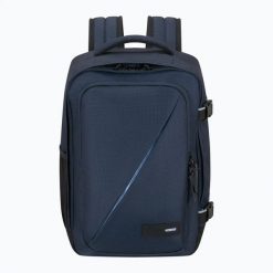 Plecak American Tourister Take2cabin S 24,2. Niebieskie plecaki damskie AMERICAN TOURISTER, bez wzorów, z materiału. Za 139.99 zł.