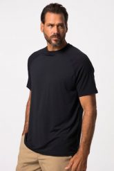 Męski T-shirt FLEXNAMIC® golf rękaw 1/2 nadruk z tyłu QuickDry. Niebieskie t-shirty męskie JAY-PI, l, bez wzorów, z dżerseju, bez kołnierzyka. Za 159.99 zł.