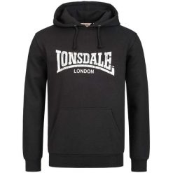 Bluza z kapturem Lonsdale Wolterton. Białe bluzy sportowe męskie Lonsdale, xl, z bawełny. Za 248.00 zł.