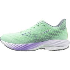 Buty do biegania damskie Mizuno Wave Rider 28. Białe obuwie do biegania damskie Mizuno, mizuno wave. Za 459.99 zł.