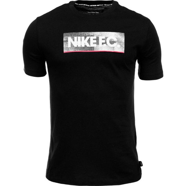 Koszulka sportowa męska Nike NK Fc. Czarne t-shirty sportowe męskie Nike, l, bez ramiączek. Za 129.00 zł.