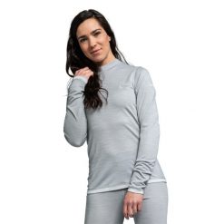 Koszulka termoaktywna damska Schöffel Sport Merino. Szare bielizna termoaktywna damska Schöffel, na zimę, l, bez wzorów, bez ramiączek. Za 499.99 zł.