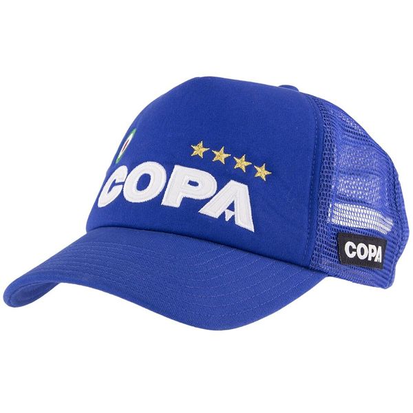 Czapka Dla Dorosłych - Campioni - Niebieska. Niebieskie czapki męskie COPA FOOTBALL, bez wzorów, z materiału. Za 126.96 zł.