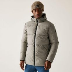 Kurtka męska zimowa ocieplana Marshdrave. Żółte kurtki męskie Regatta, na zimę, m, bez wzorów, z puchu, eleganckie, bez kaptura. W wyprzedaży za 379.99 zł.