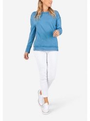 Timezone Bluza w kolorze niebieskim rozmiar: L. Niebieskie bluzy bez kaptura damskie Timezone, l. Za 87.81 zł.