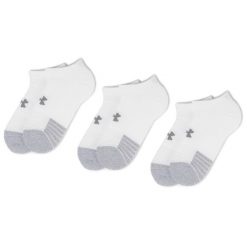 Skarpety krótkie Under Armour. Białe skarpetki damskie Under Armour, bez wzorów. Za 49.99 zł.