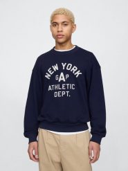GAP Bluza w kolorze granatowym rozmiar: XXL. Niebieskie bluzy bez kaptura męskie GAP, xxl. Za 122.96 zł.